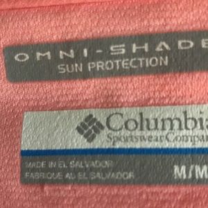 Columbia lightweight hoodie size med coral color-lt orange